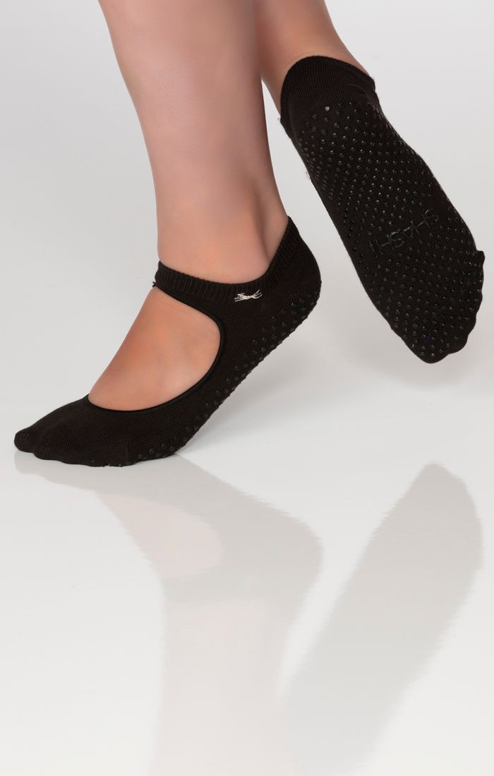 SHASHI SWEET TRIM SOCKS - BLACK