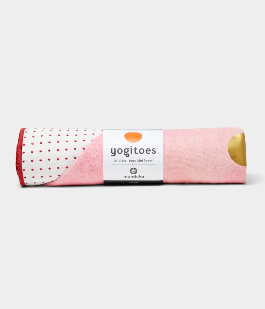 MANDUKA YOGITOES® YOGA MAT TOWEL (180CM) - Ruby Courage