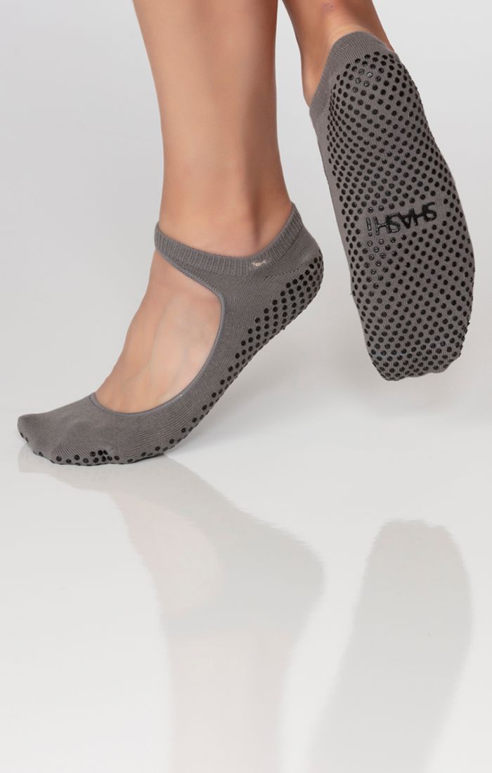 SHASHI SWEET TRIM SOCKS - CHARCOAL