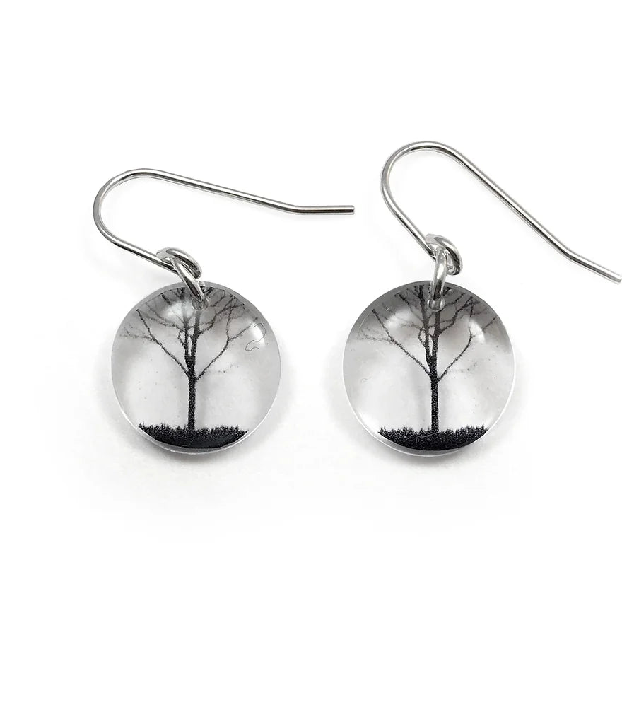 Round City Tree Earrings