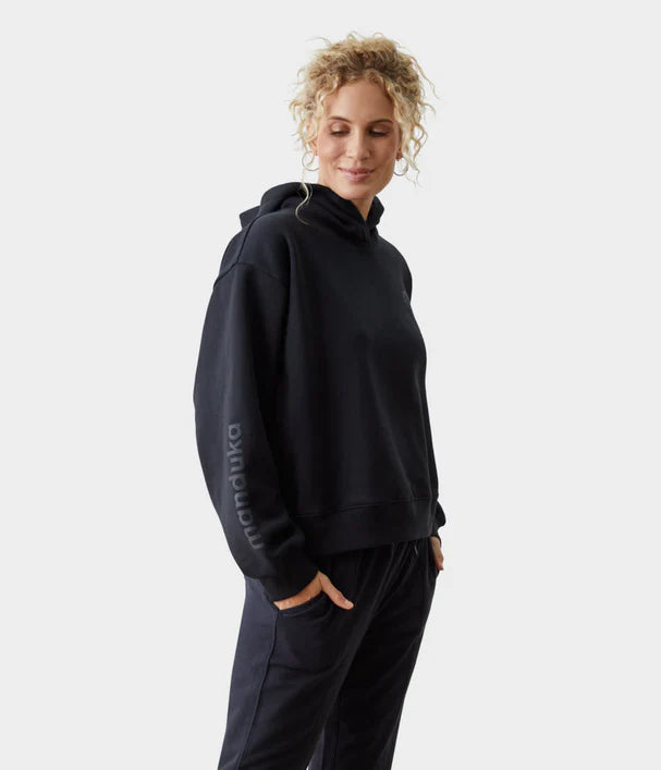 Half Moon Hoodie - Black