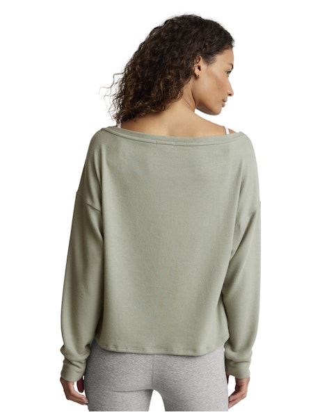 LET LOOSE PULLOVER - Grey sage - Beyond Yoga