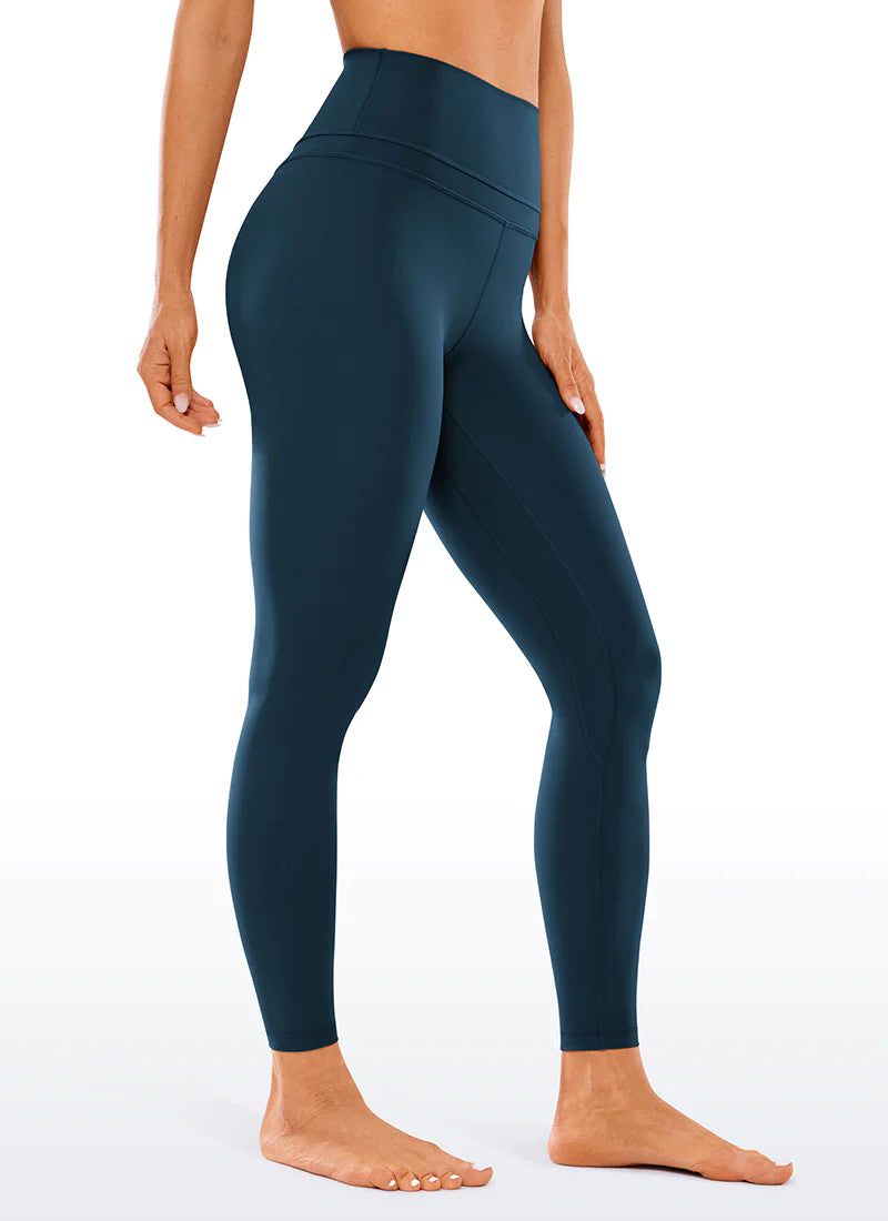 Nakedfeel Leggings 25 - Double Waistseam'' - Dökkbláar - Crz yoga