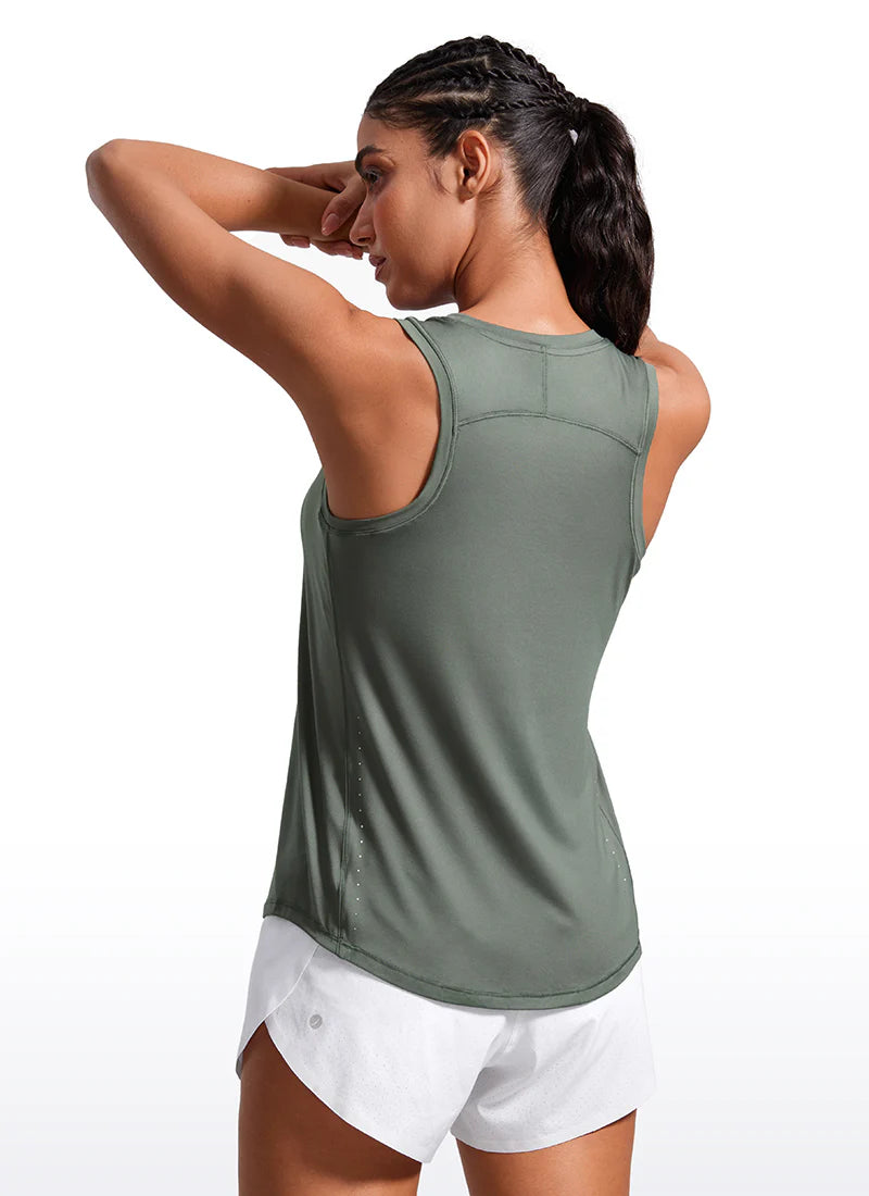 Ultralight Tank Top Racerback - Grey Sage - Crz yoga