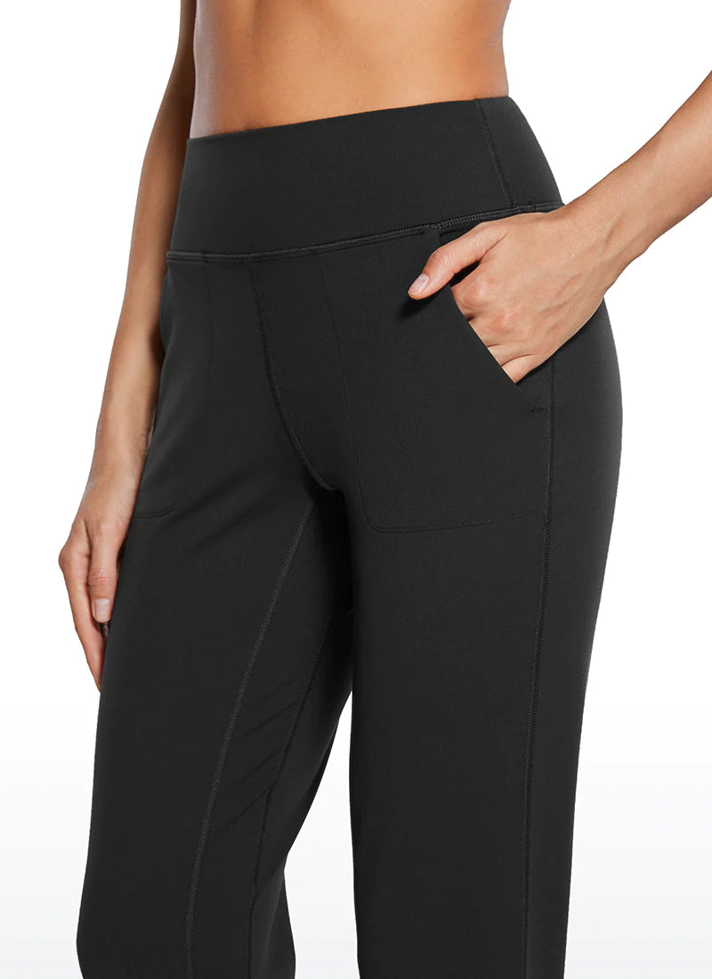 Butterluxe High Waisted Joggers 27 - Svartar - frá Crz yoga