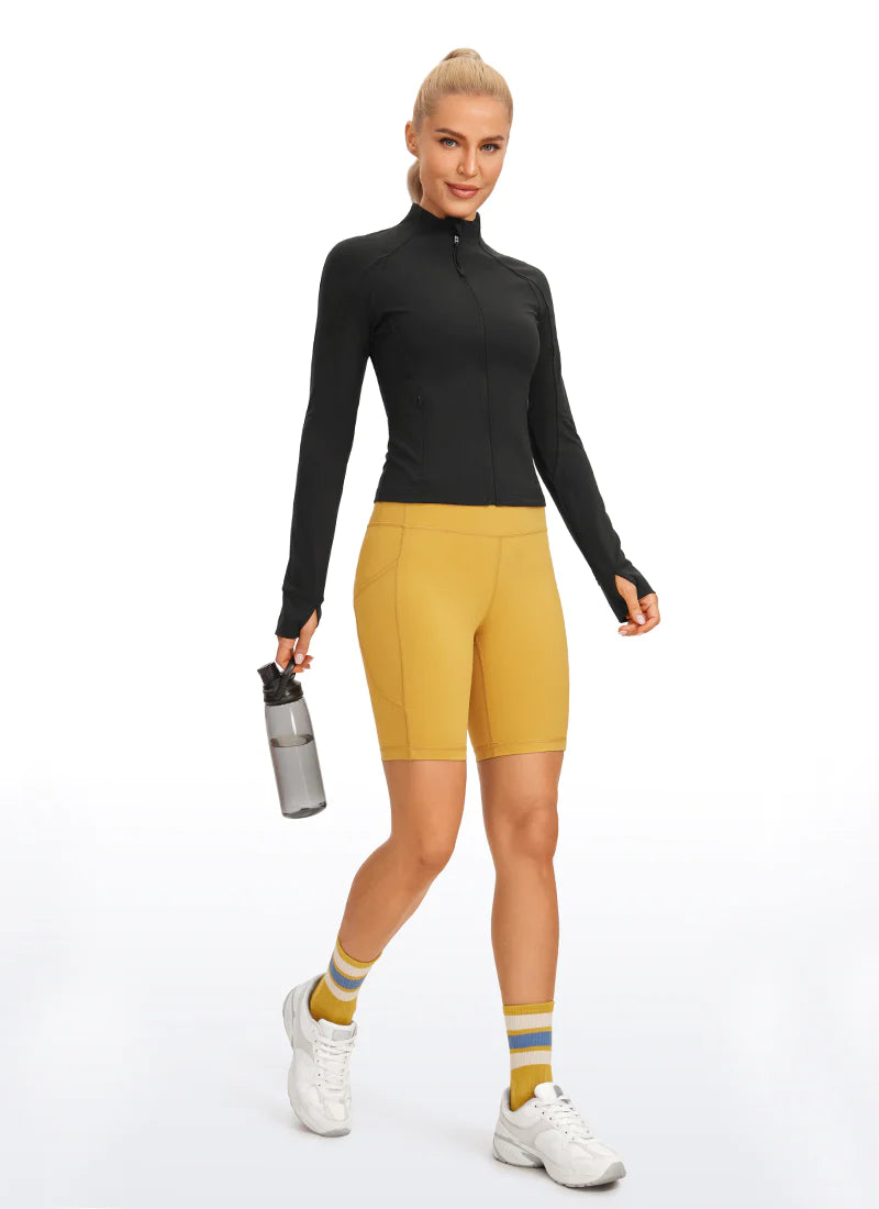 Butterluxe Waist-Length Full - Svartur - Frá Crz Yoga