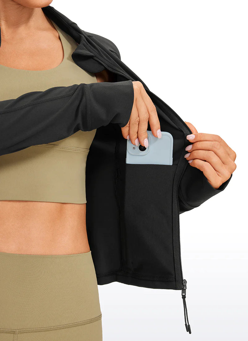 Butterluxe Waist-Length Full - Svartur - Frá Crz Yoga