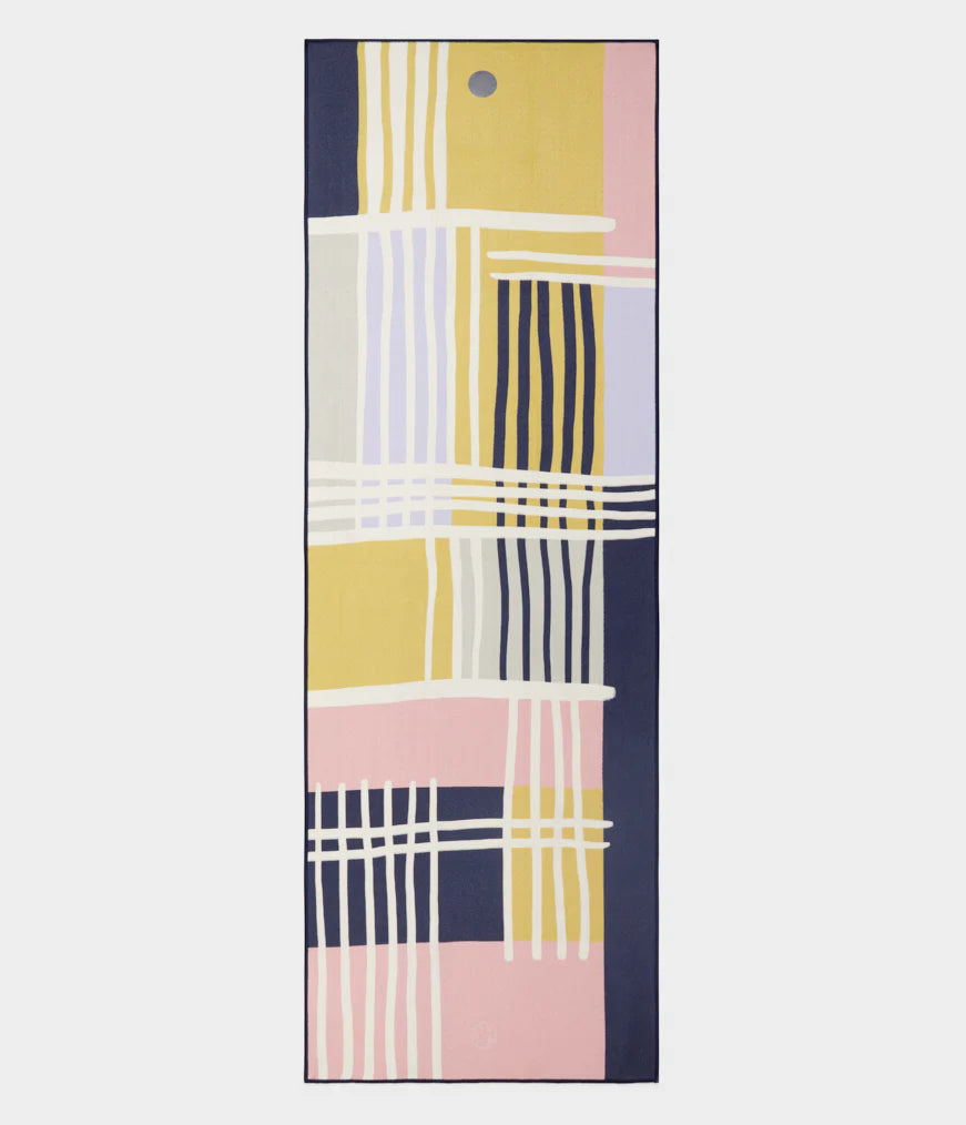 MANDUKA YOGITOES® YOGA MAT TOWEL (180CM) - Brush Plaid