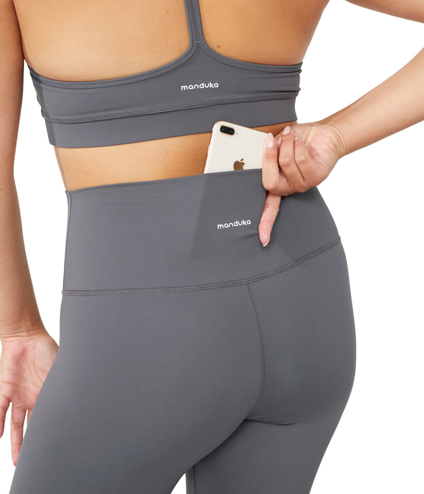 MANDUKA FOUNDATION LEGGINGS - NEW GREY