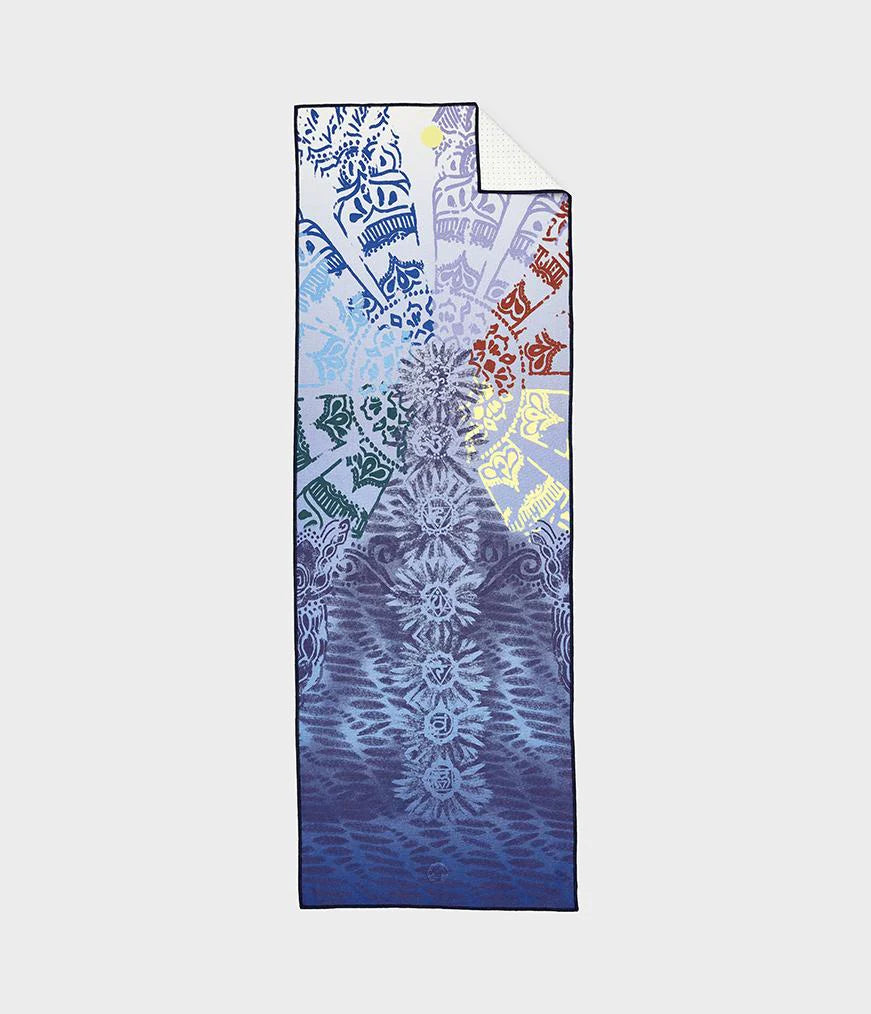 MANDUKA YOGITOES® YOGA MAT TOWEL (180CM) - Chakra Print