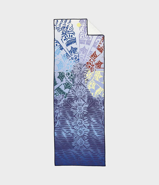 MANDUKA YOGITOES® YOGA MAT TOWEL (180CM) - Chakra Print
