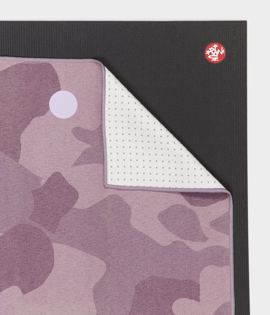 MANDUKA YOGITOES® YOGA MAT TOWEL (180CM) - PALE PINK PATTERN