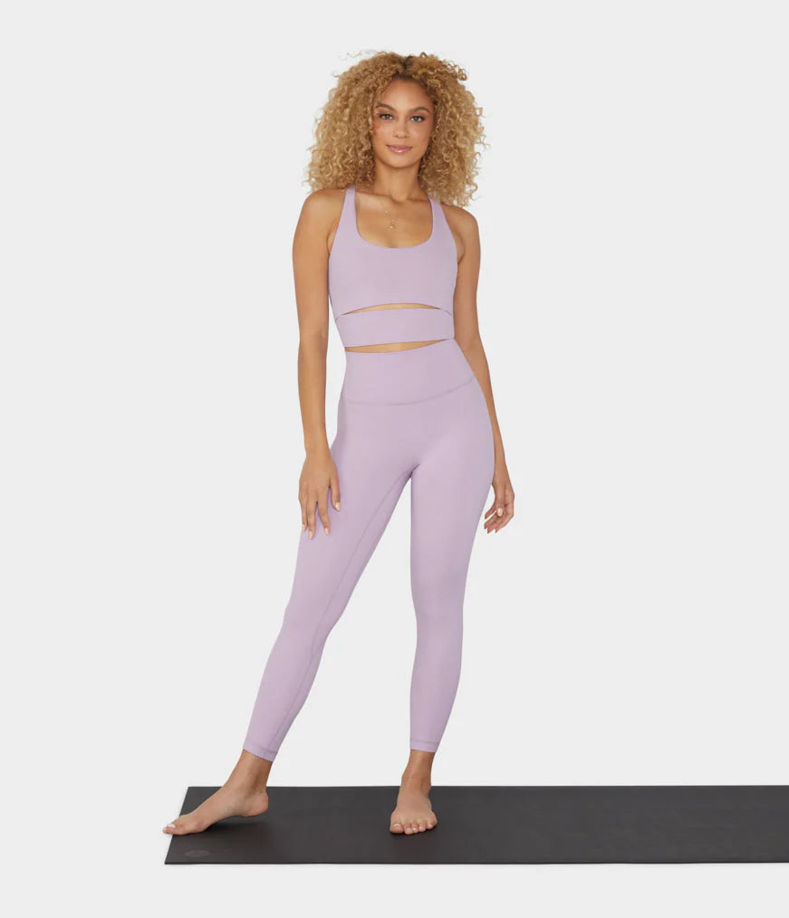 MANDUKA EVOLVE LEGGINGS - LAVENDER MIST