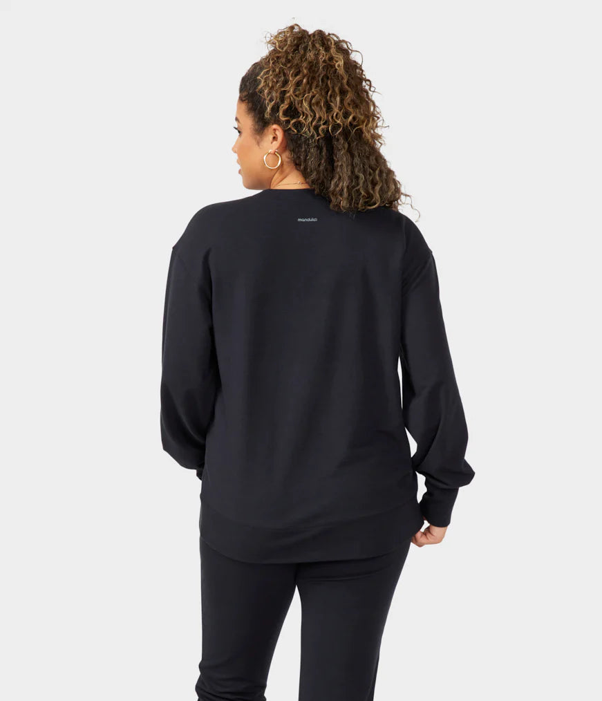 MANDUKA GRATITUDE PULLOVER - BLACK
