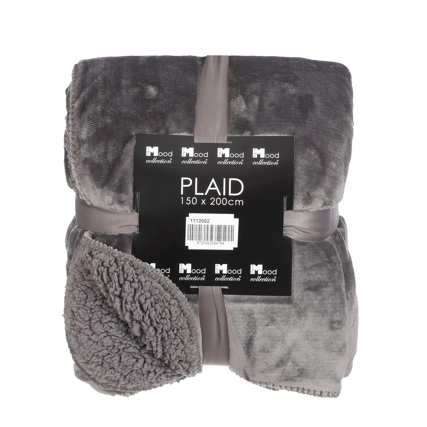 IN THE MOOD MARDY FLEECE BLANKET - L200 X B150 CM - POLYESTER - ANTRACIET