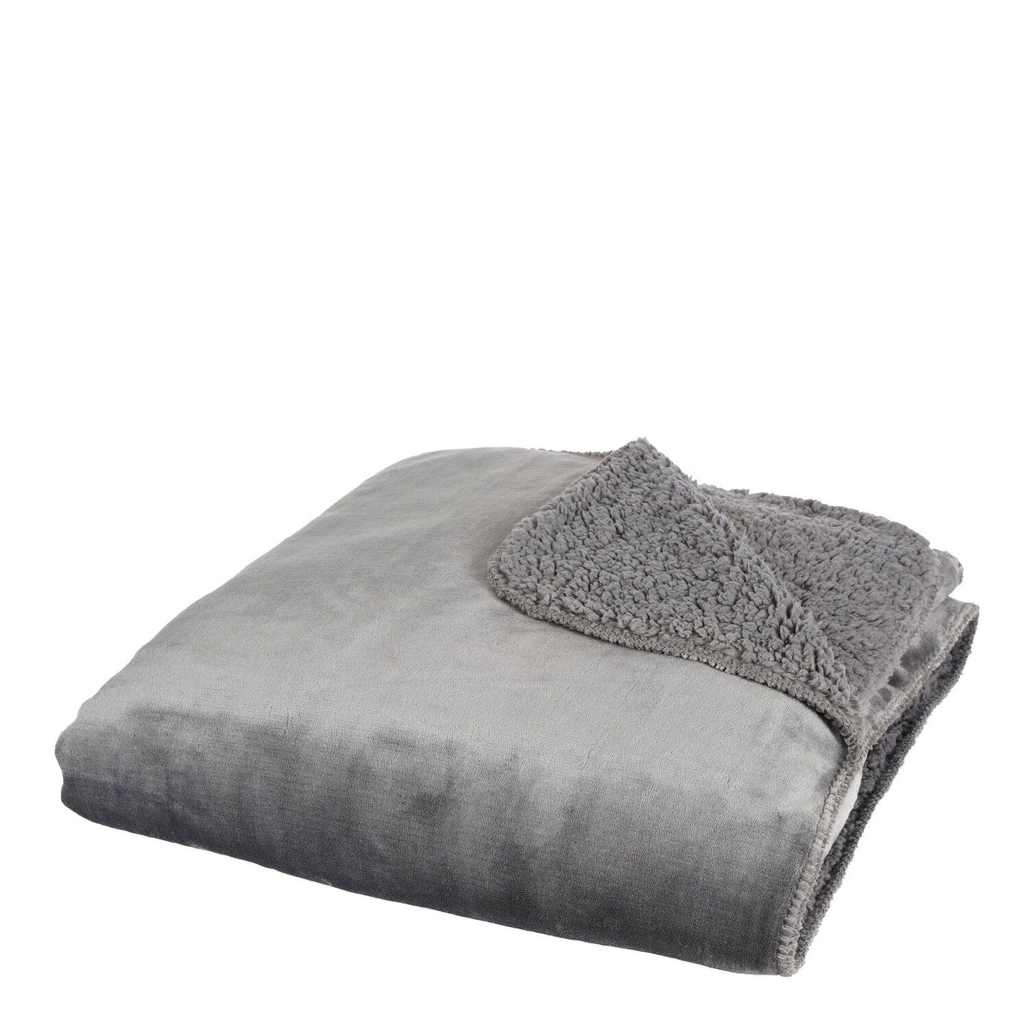IN THE MOOD MARDY FLEECE BLANKET - L200 X B150 CM - POLYESTER - ANTRACIET