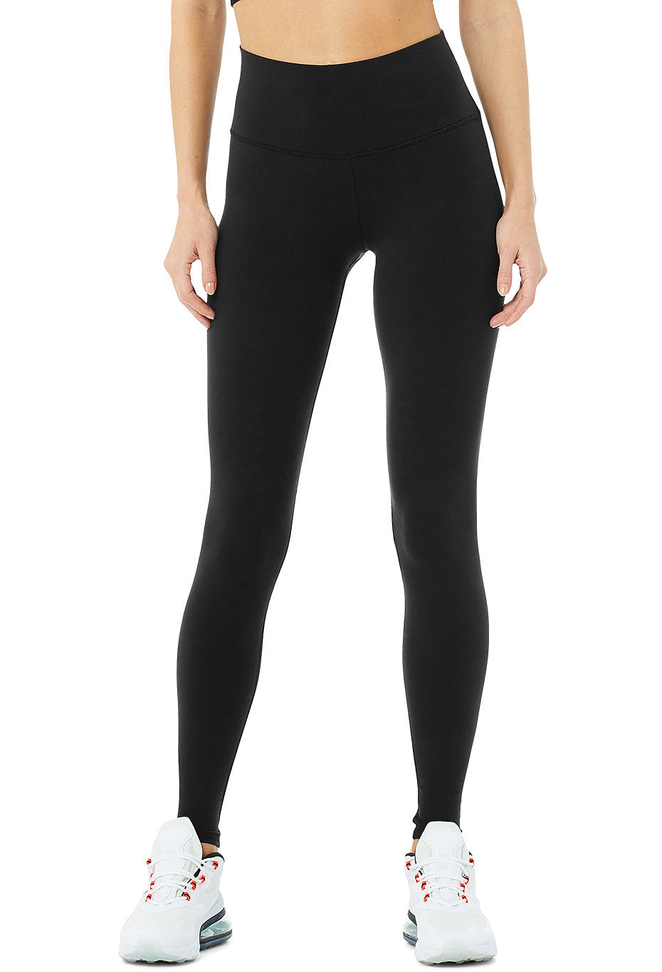 ALO HIGH-WAIST AIRBRUSH LEGGING - BLACK