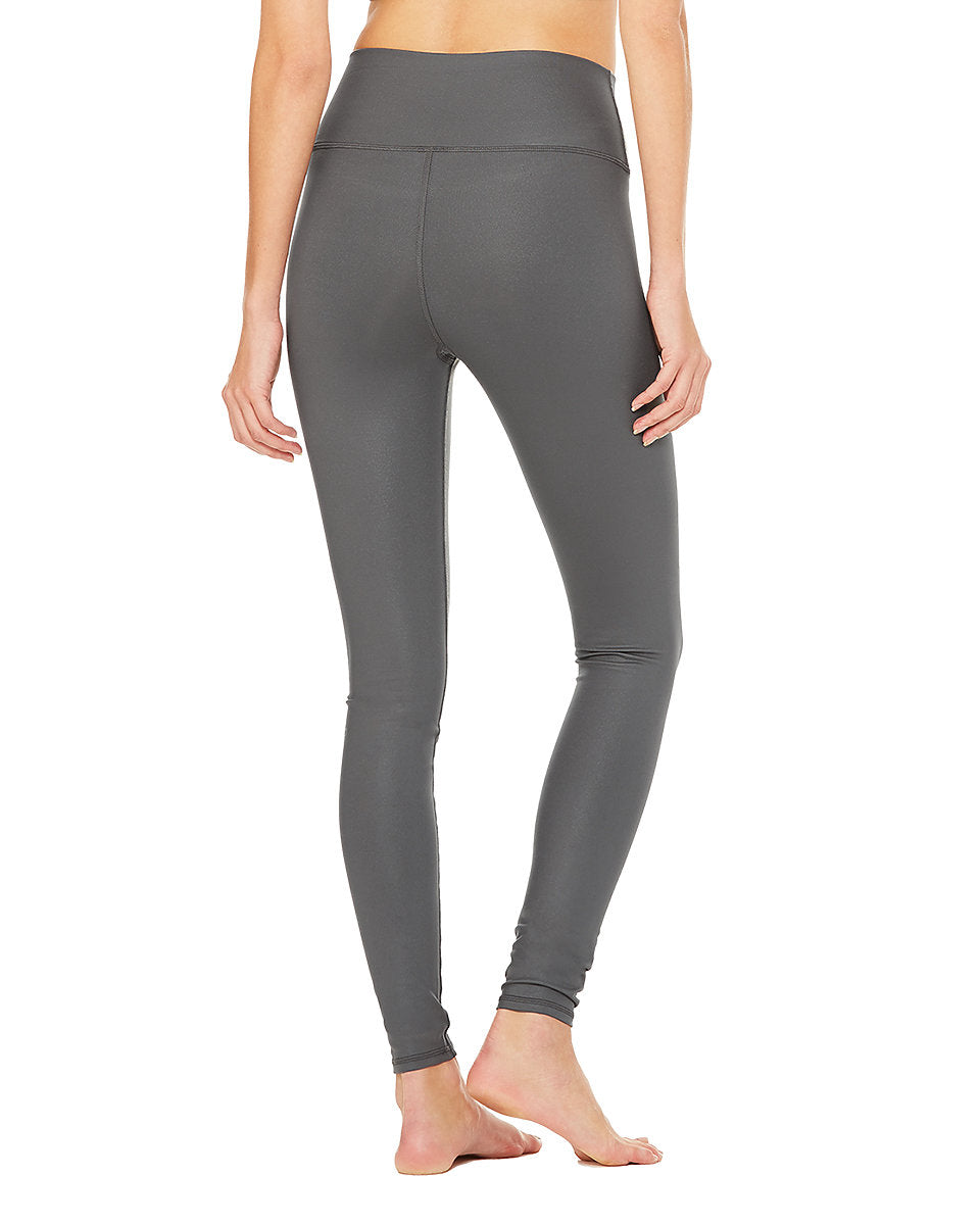 ALO HIGH-WAIST AIRBRUSH LEGGING (ANTHRACITE)