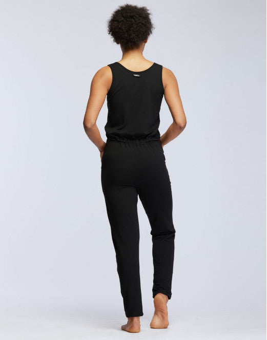 TEMPS DANSE ADAGE WRAP JUMPSUIT - NOIR