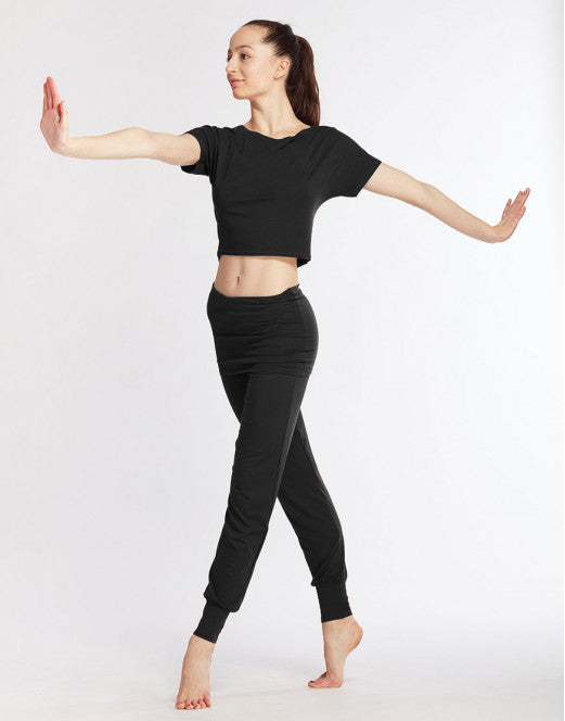 TEMPS DANSE ALTO DANCE AND YOGA PANTS - BLACK