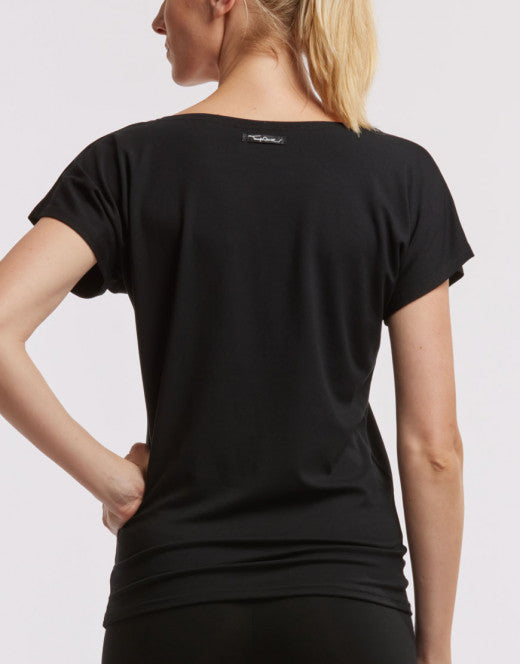TEMPS DANSE AVA YOGI T-SHIRT - NOIR