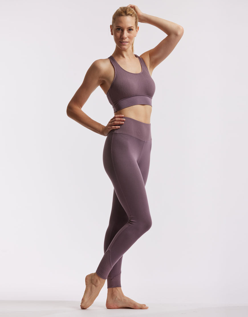 TEMPS DANSE RIF HIGH-WAISTED LEGGINGS - Praline