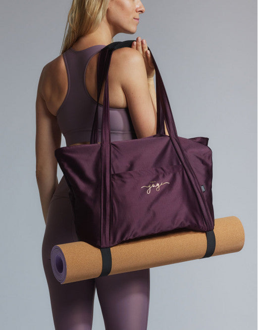TEMPS DANSE SANA YOGI TOTE BAG - PLUM