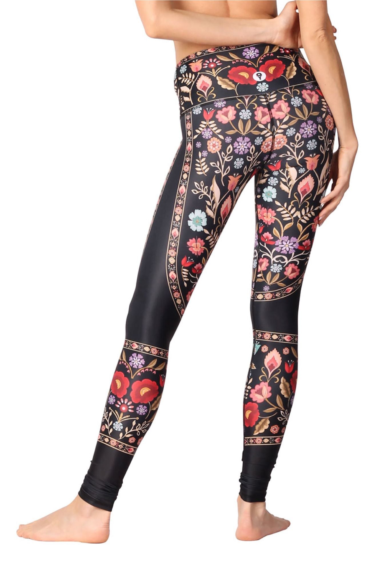 YOGA DEMOCRACY PRINTED LEGGINGS - RUSTICA