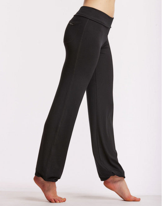 TEMPS DANSE VOLVER DANCE AND FITNESS PANTS - BLACK