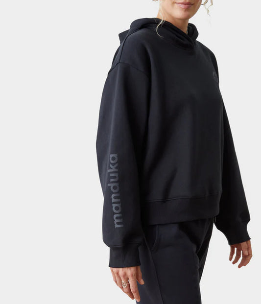 Half Moon Hoodie - Black