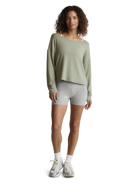 LET LOOSE PULLOVER - Grey sage  - Beyond Yoga