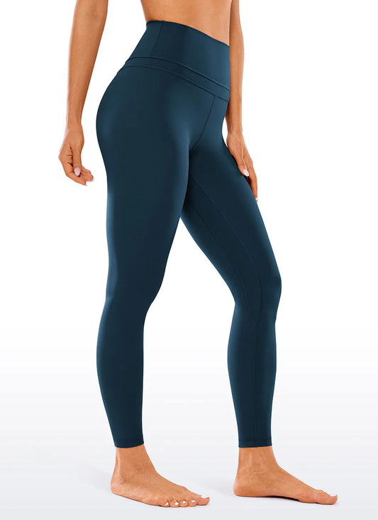 Nakedfeel Leggings 25" - Double Waistseam'' - Bláar - Crz yoga