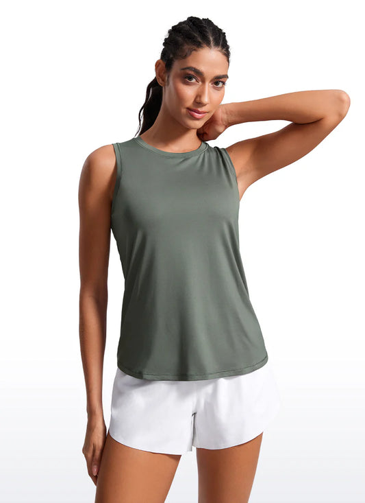 Ultralight Tank Top Racerback - Grey Sage - Crz yoga