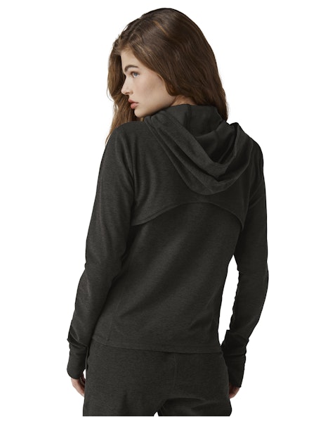 SPACEDYE HIGH ENEGRY HOODIE - Beyond Yoga (DARKEST NIGHT)