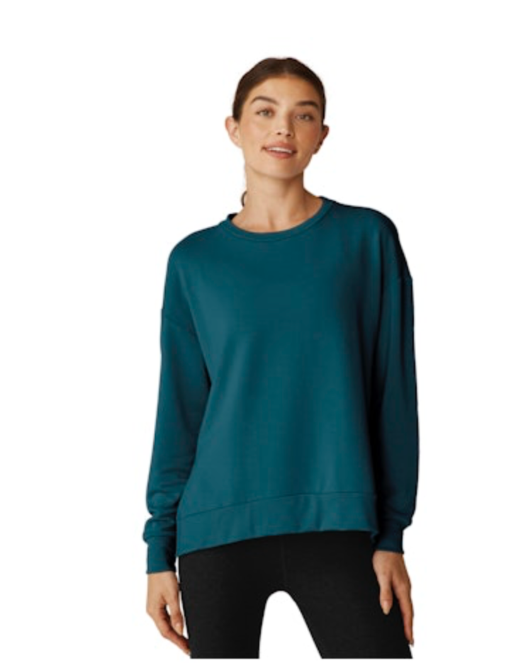 OFF DUTY PULLOVER - MAJESTIC BLUE - FRÁ BEYOND YOGA