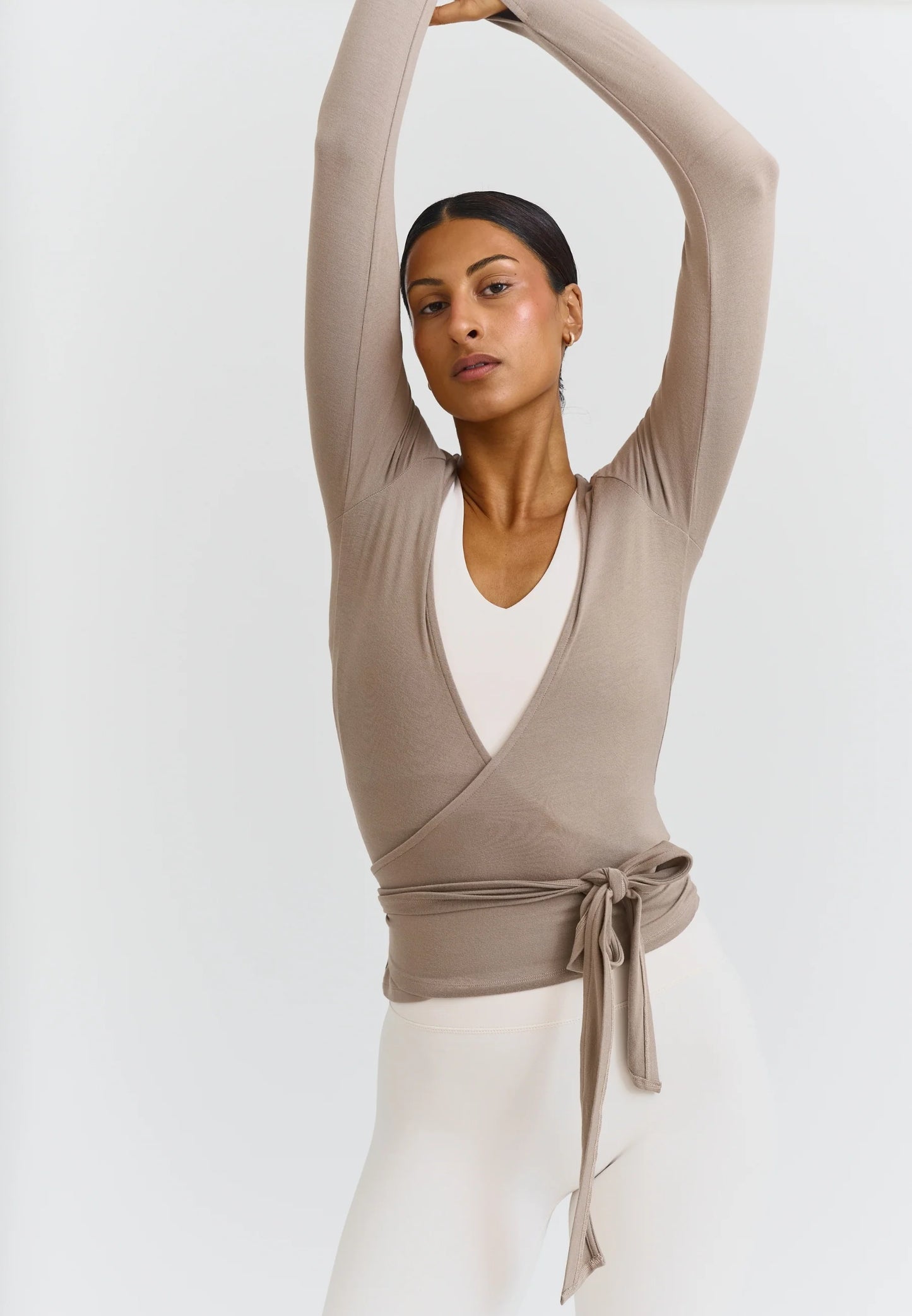 Soft Ballet Wrap - Clay - Sisterly tripe