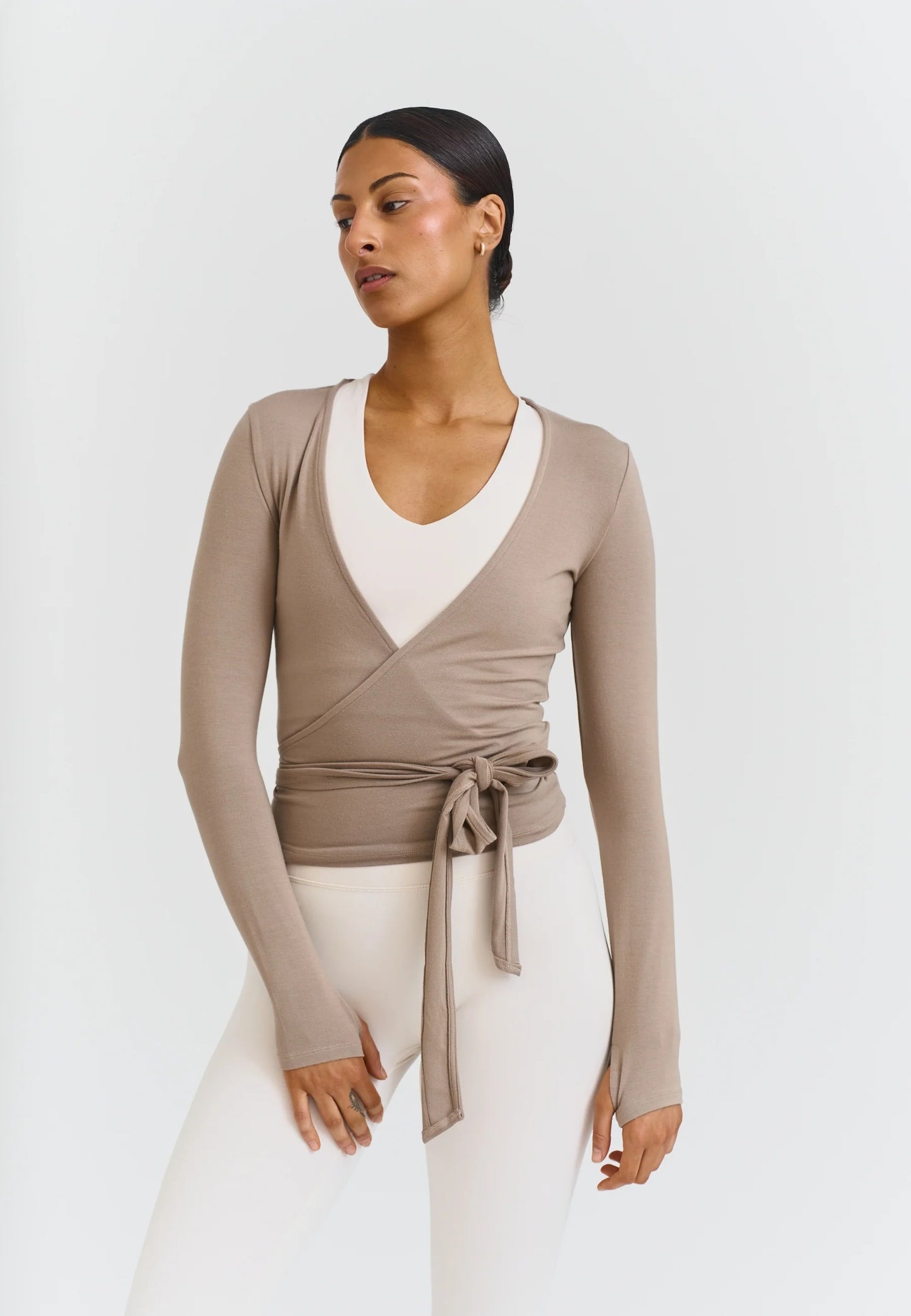 Soft Ballet Wrap - Clay - Sisterly tripe