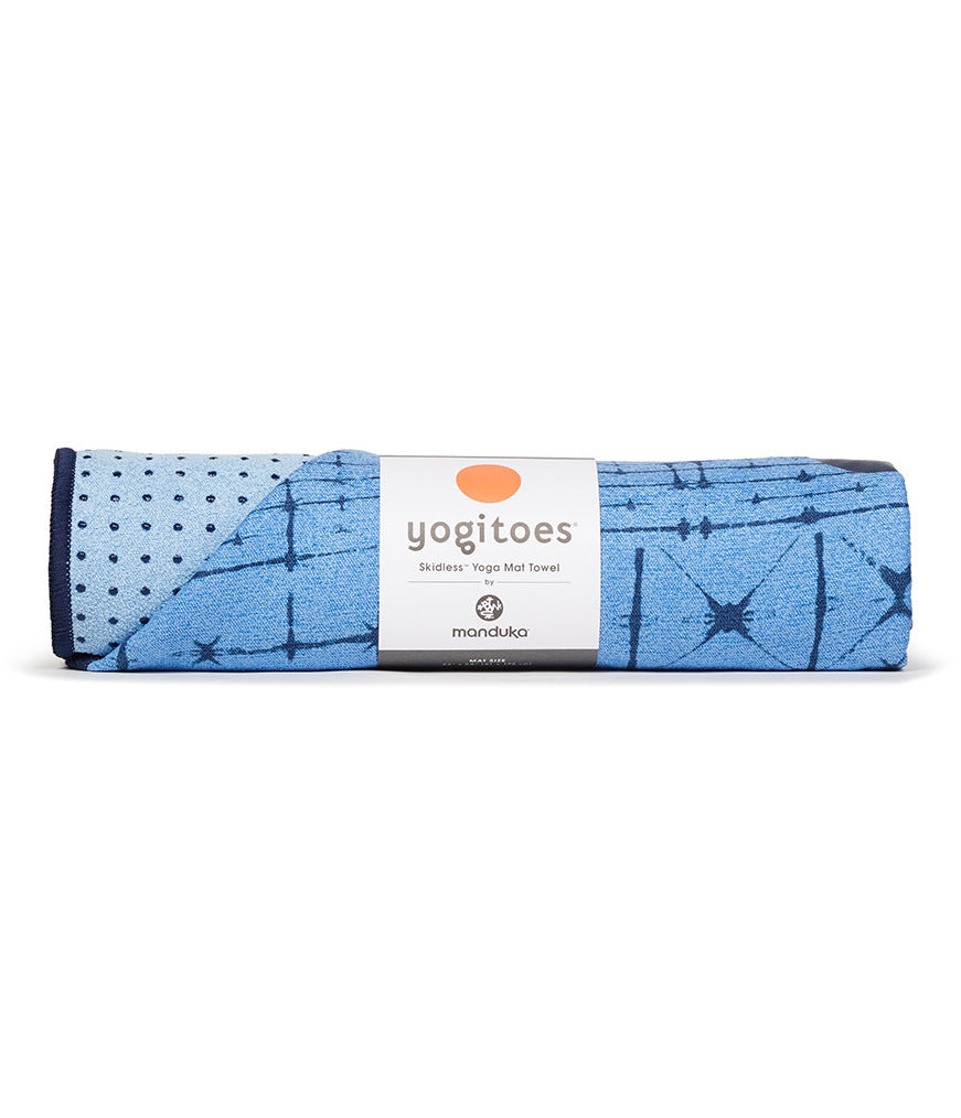 MANDUKA YOGITOES® YOGA MAT TOWEL (180CM) - BLUE
